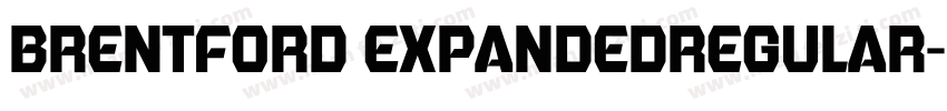 Brentford ExpandedRegular字体转换